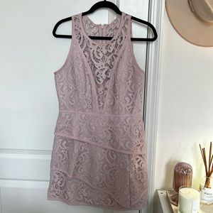 BCBG Lavender Lace Mini Cocktail Dress | Worn Once